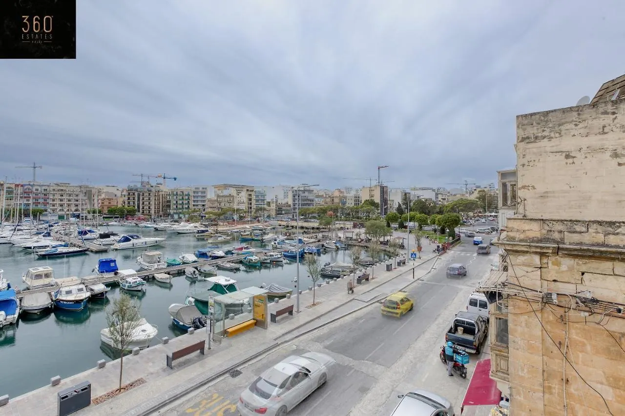 Apartament Marina View Apt Slps 9 With Private Terrace & Bbq By 360 Estates Ta Xbiex