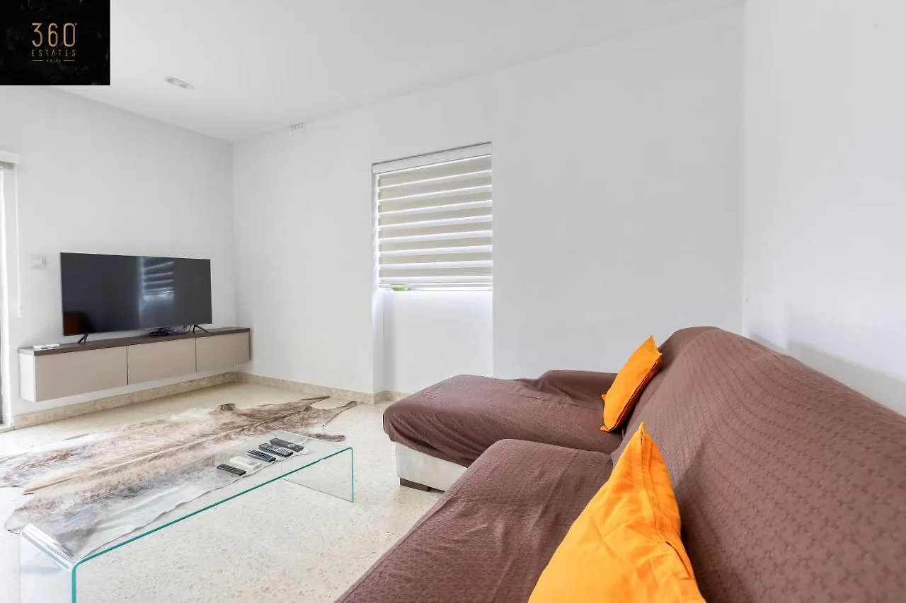 Marina View Apt Slps 9 With Private Terrace & Bbq By 360 Estates Ta Xbiex