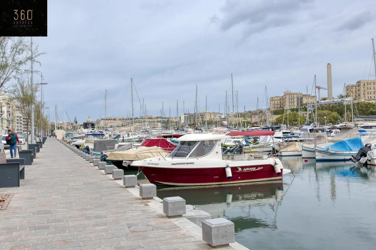 Apartament Marina View Apt Slps 9 With Private Terrace & Bbq By 360 Estates Ta Xbiex
